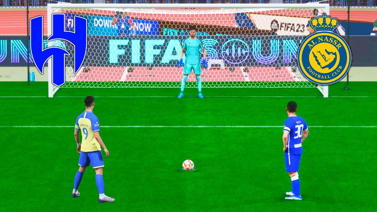 AL HILAL vs AL NASSR - Messi vs Ronaldo - Penalty Shootout | FIFA 23 ...