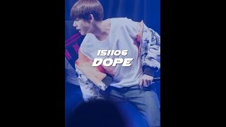 151106 방탄소년단(BTS) 뷔(태형) FOCUS - 다문화 가정돕기 희망콘서트 쩔어(DOPE)