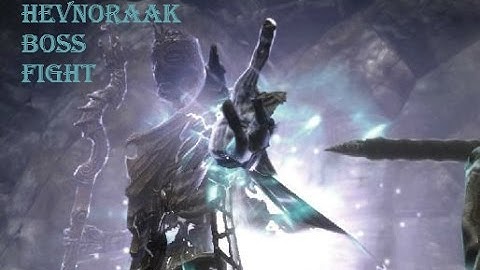 Skyrim - Hevnoraak Boss fight (Legendary)