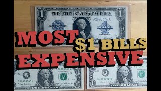 MOST EXPENSIVE $1 BILLS IN MY COLLECTION
