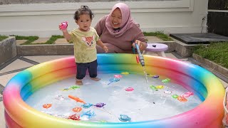 BIKIN KOLAM MANCING IKAN BUAT ARACELLI