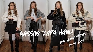 HUGE ZARA TRY-ON HAUL! | DECEMBER 2019 WINTER OUTFITS UK by Emma Graceland 7,729 views 4 years ago 12 minutes, 20 seconds