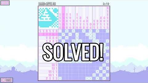 Picross Touch Hard Speed Playthrough 91-95 (19/37)