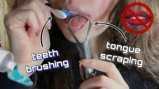 ASMR *NO TALKING* ORAL CARE MOUTH SOUNDS 🪥