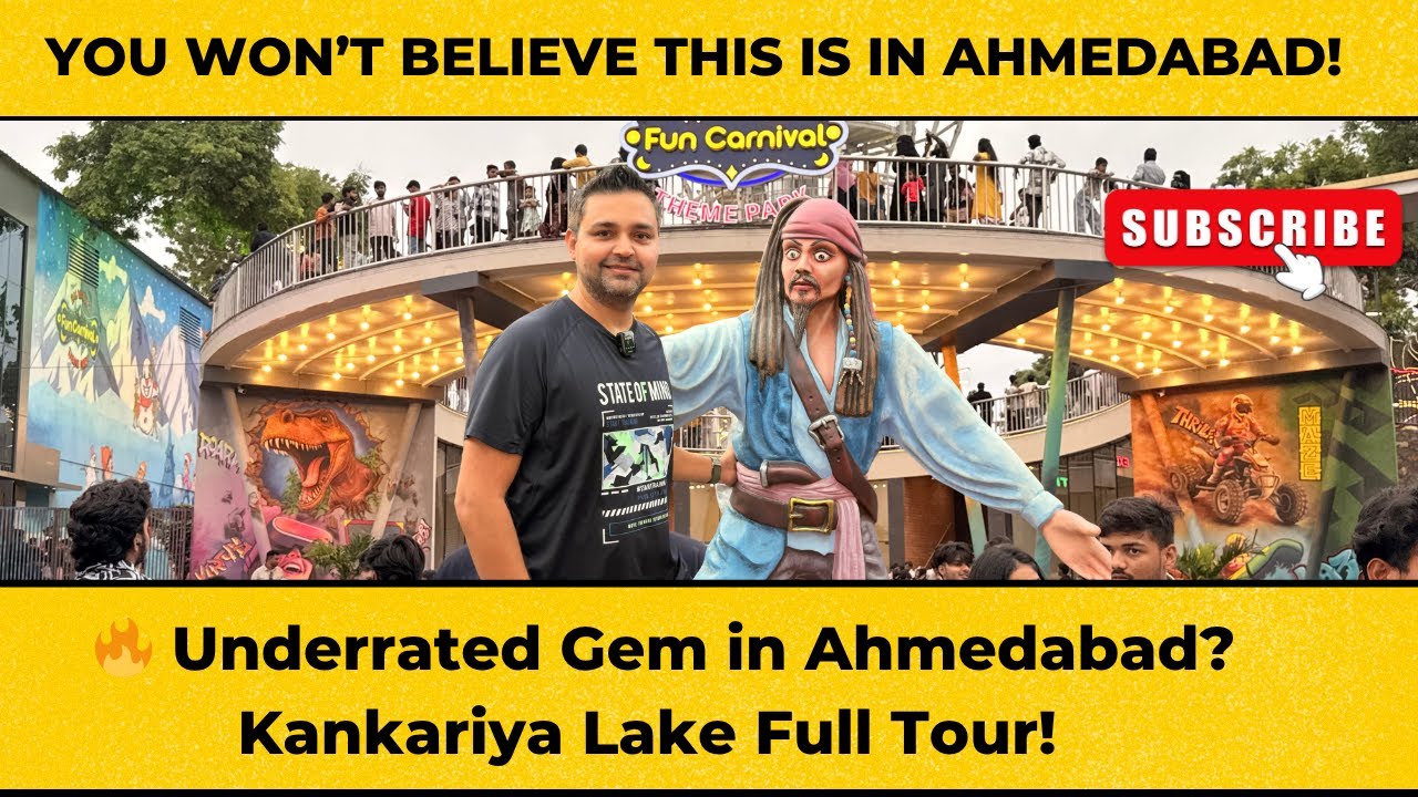 🚂 Kankariya Lake Ahmedabad Full Tour | Ahmedabad's Top Family Destination - Visa2adventure