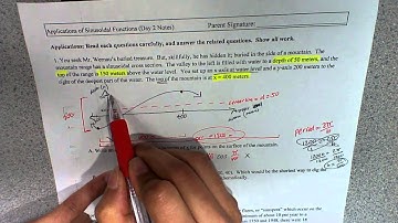 Sinusoidal Functions (Day 2)