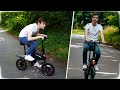 Je teste un bolide  draisienne dyu d3