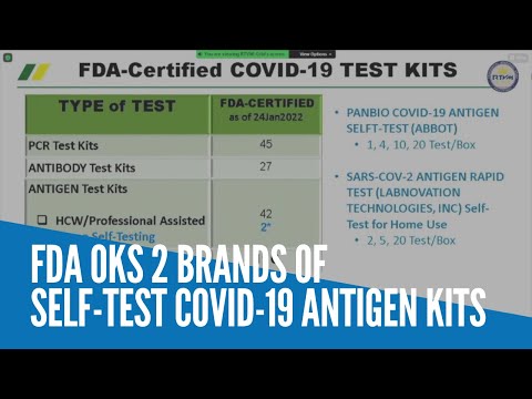 FDA OKs 2 brands of self-test COVID-19 antigen kits