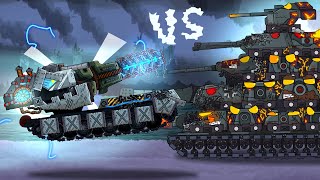 Electro Waffentrager vs KV-54 - iron brothers - Cartoons about tanks
