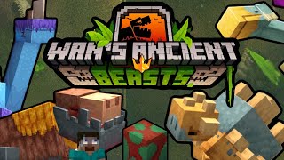 картинка: ОБЗОР МОДА WAN’S ANCIENT BEASTS ДРЕВНИЕ ДИНОЗАВРЫ МАЙНКРАФТА