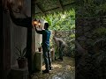 Before & After: Dirty Ruins Turned into a Beautiful Tropical Outdoor Bathroom #InteriorRenovation