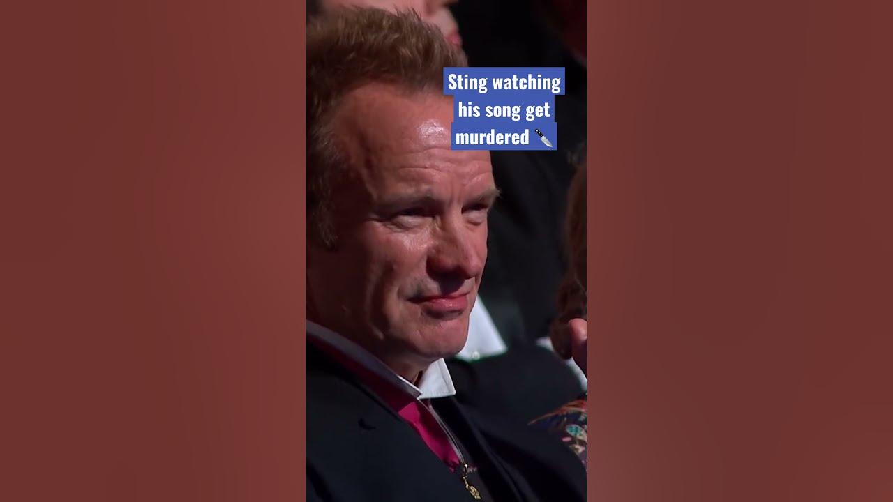 Sting watching his song get murdered… 🔪 #sting #thepolice #80smusic #80s #rock #everybreathyoutake