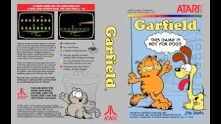 Garfield (Atari 2600,Prototype) Playthrough