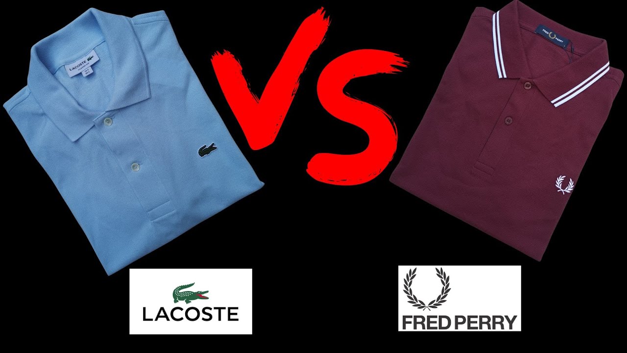 How Does Fred Perry Compare to Lacoste? Lacoste vs Fred Perry Mens Shirts - YouTube