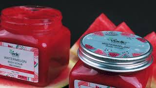 Vedic Naturals Watermelon Body Scrub|Exfoliate your skin with volcanic sand for soft and smooth skin screenshot 3