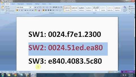 CCNA - Cấu hình Spanning tree