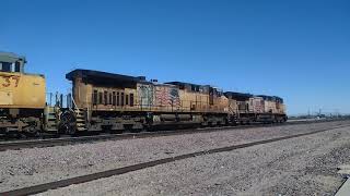 EB UP Empty Coal Train At Daggett Ca! #bigbossrailfanner