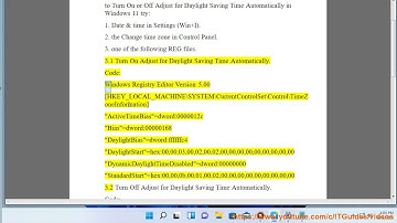 Turn On/Off Adjust for Daylight Saving Time Automatically in Windows 11