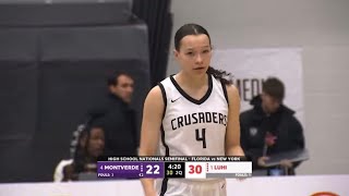 USC signee 2024 5-star point guard Kayleigh Heckel flashes all around ability in national semifinals