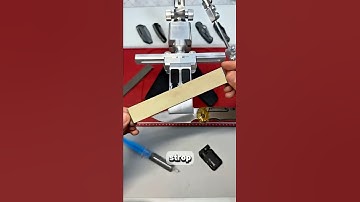 Knife Sharpening Hack for Razor Sharp Edges 🔥 #tsprof #knifesharpening