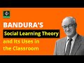 Bandura's Social Learning Theory Quiz