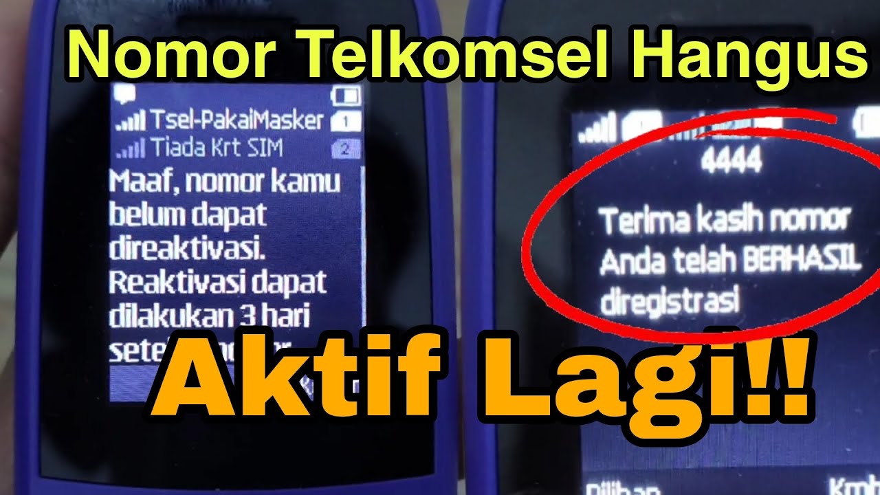 Cara Aktivasi Ulang Nomor Telkomsel Yang Hangus