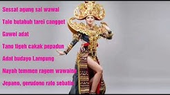 Cangget Agung (Lagu + Lirik) || Lagu Lampung Hits  - Durasi: 4:01. 
