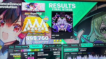 (DDR World) 15 PFC#246 4NTI D34D (ESP-15) 999,760!!!