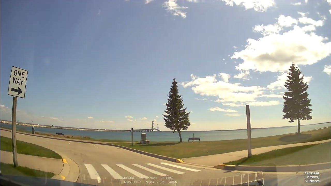 Bridgeview Park In St. Ignace, Michigan [4K] YouTube