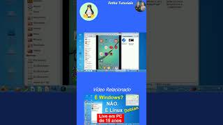 É Windows? NÃO. É o Linux Kumander Debian. Video MP4