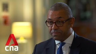 Foreign Secretary James Cleverly says Britain would like to see "healthy partnership" with China