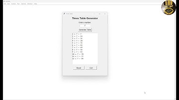 How to create a Mulitiplicat Times Table using for loop in Python