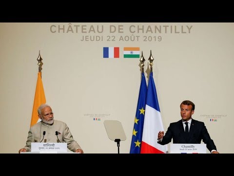 Prime Minister Modi addresses media in France
