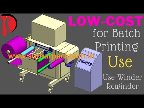 batch printing machine, winder rewinder with high speed batch printing, exp date printer