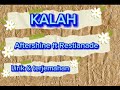 KALAH || AFTERSHINE ft RESTIANADE || LIRIK & TERJEMAHANYA