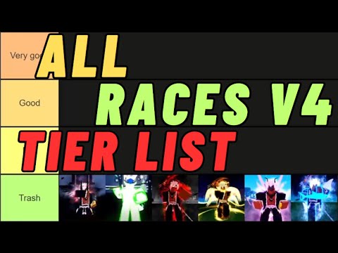 Ranking All Race V4 For PVP In Blox Fruits!