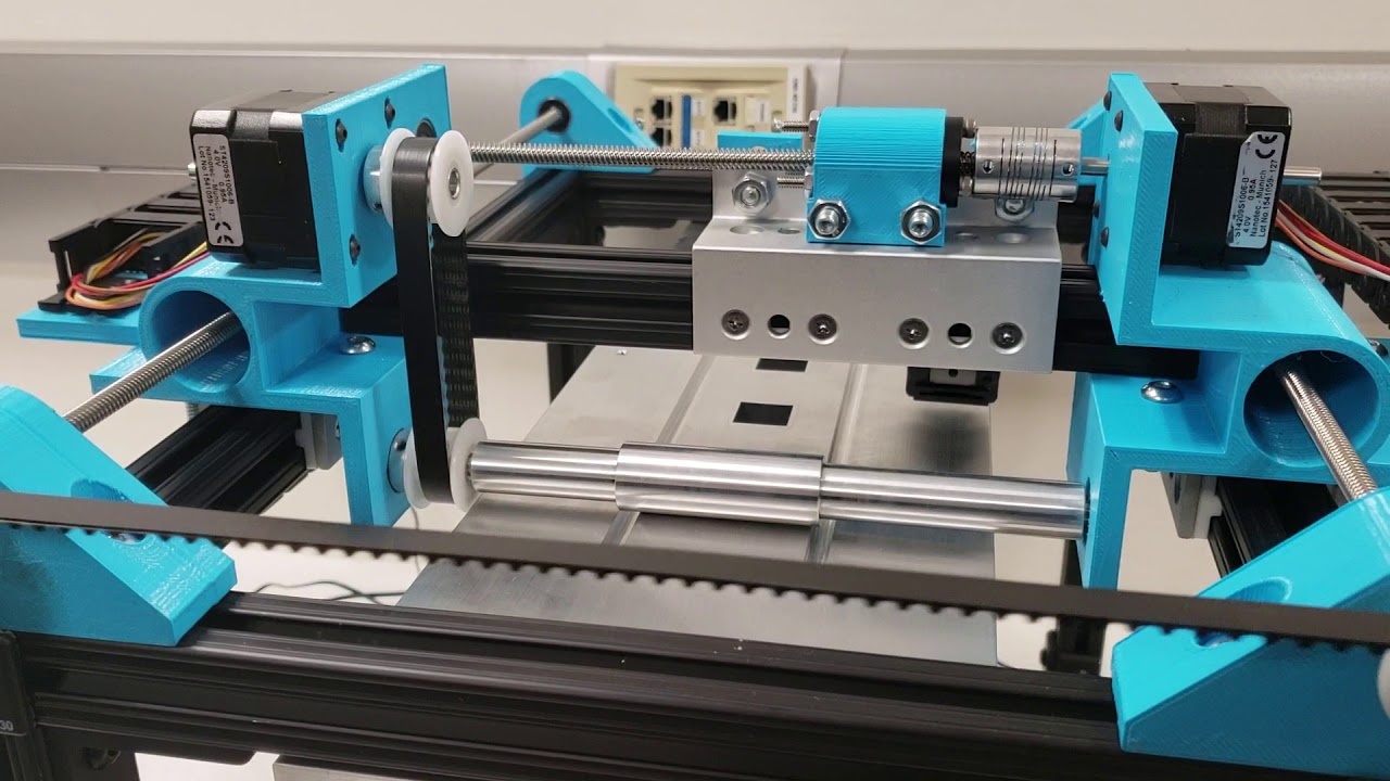 3D Binder Jet Printer with Applied Magnetic Field Demo - YouTube