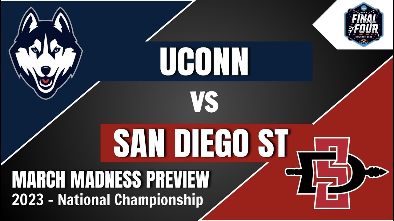 UConn vs SDSU Live Stream 2023 NCAA Men's Basketball National