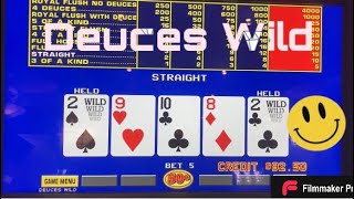 How to play Deuces Wild Video Poker screenshot 1