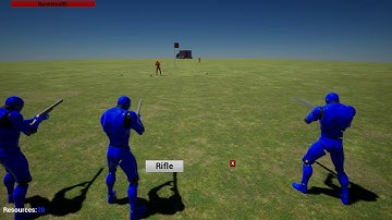 UE 4 Mini game "Manequin Wars_1"