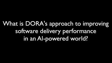 DORA in an AI-powered World