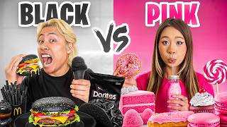 Brother Vs Sister Surviving in One Color For A Day!