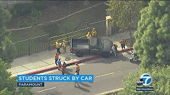 4 students struck by truck at Paramount High School | ABC7