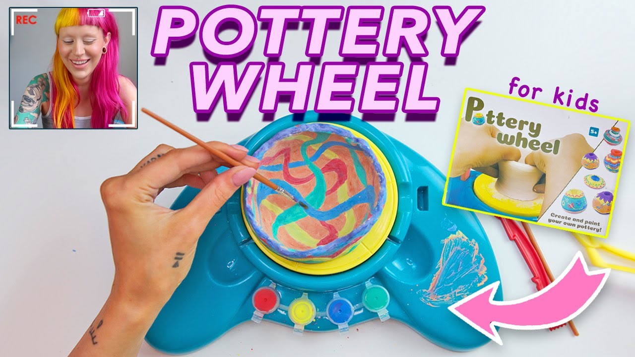 NATIONAL GEOGRAPHIC Pottery Wheel for Kids! 