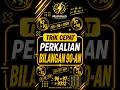 TRIK CEPAT PERKALIAN BILANGAN 90-AN PART 6 | #Matematika #Trik #Perkalian #Olimpiade