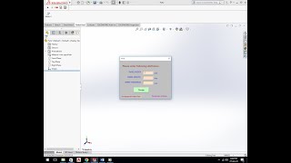 Solidwork Automation-Automatic Design of sheet metal part
