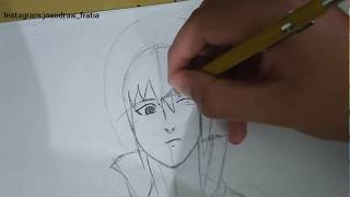 Tutorial como desenhar Sasuke uchiha (batalha final)