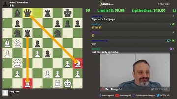 August 25, 2019 Stream Analysis: Ding vs Anand