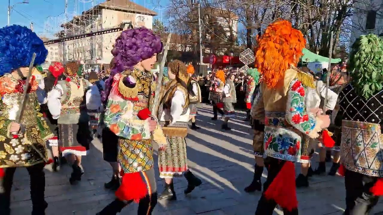 Datini si Obiceiuri de iarna, Hurta de la Bosanci, ursii de la Preutesti, Suceava 27 Decembrie 2023