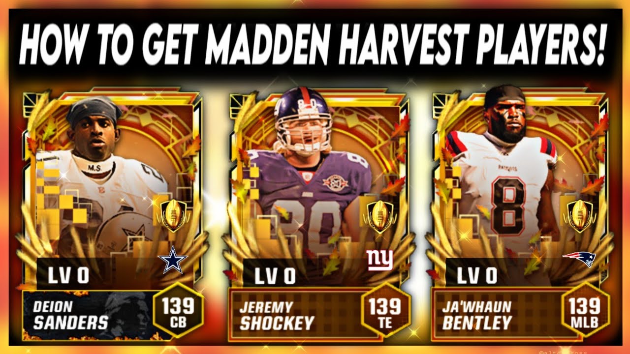 HOW TO GET FREE MADDEN HARVEST PLAYERS!*GUIDE!* Madden Mobile 23